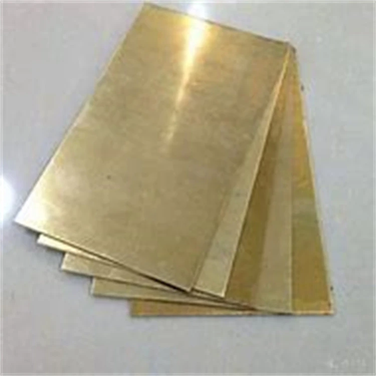 Zinc Plated Excellent Quality H62 Brass Sheet Thickness 0.2mm-10mm 1kg Standard